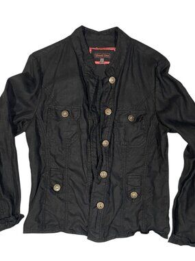 Street One Brand Jacket Button Front Pocket Detail